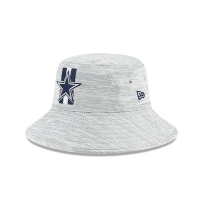 Dallas Cowboys Gorra | New Era Official NFL Training Stretch Bucket Hat Mexico - Azules